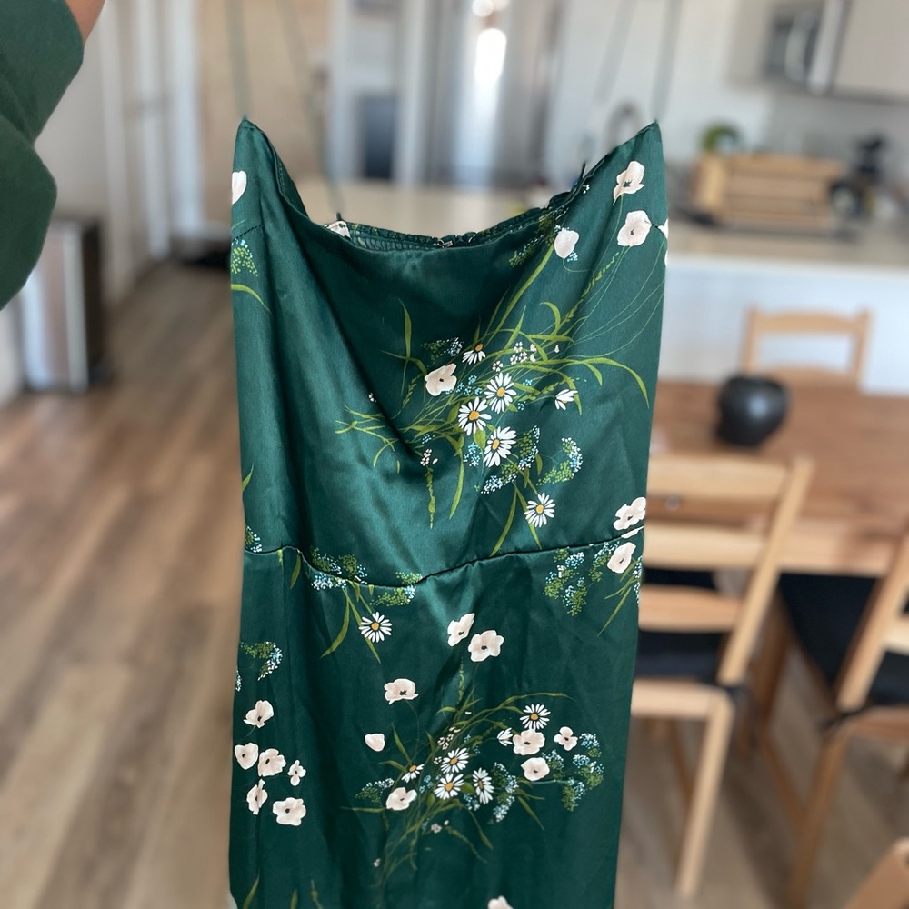 Reformation maxi silk dress